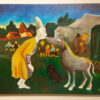 Storm P - Clown kisses a donkey