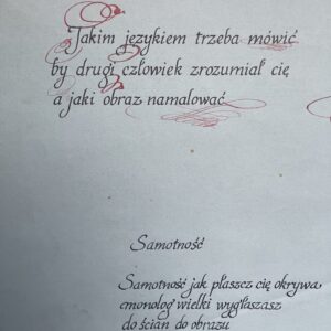 Kalligrafi - blæk på papir