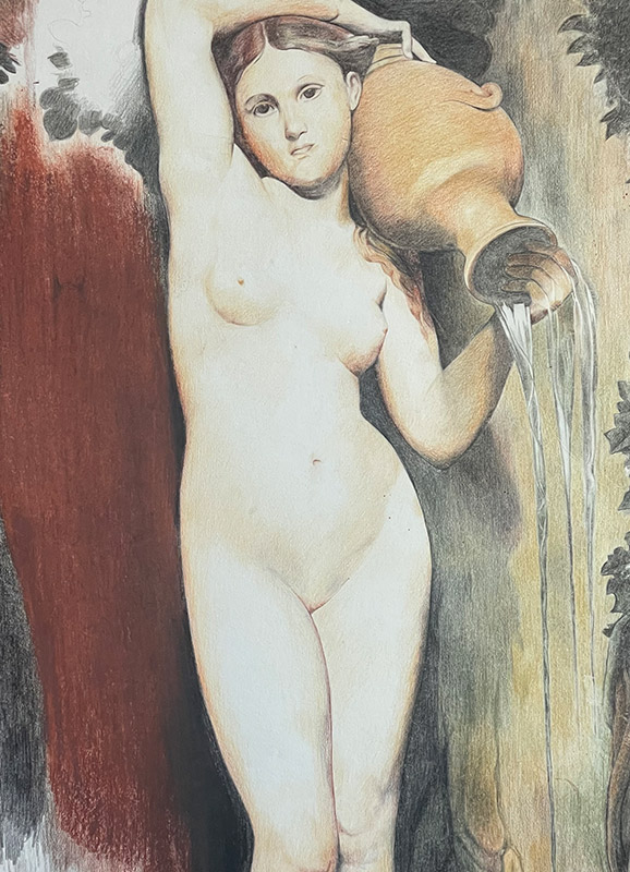 Studie-af-the-source-Jean-August-Ingres